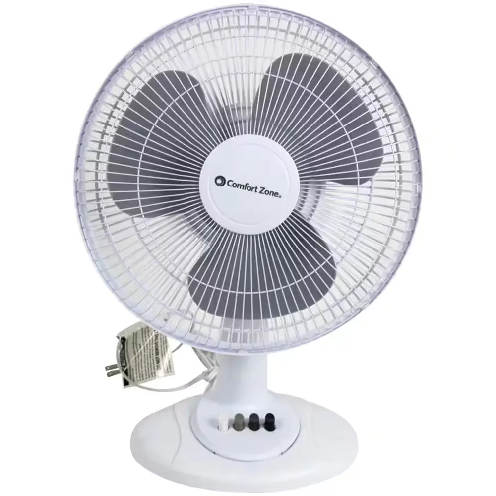 Comfort Zone Oscillating Table Fan