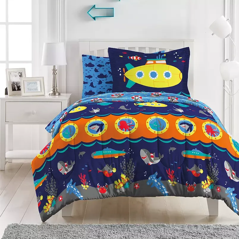 Dream Factory Submarine 7-piece Comforter Set and Sheet Set