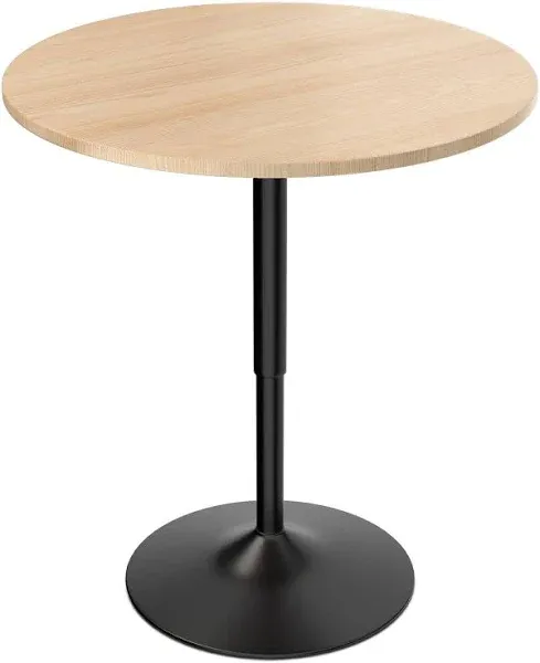 Magshion 31.5" Round Bar Table Height-Adjustable Bar Table 27.5" 36