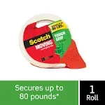 Scotch Tough Grip Moving Packaging Tape, 1.88" x 54.6 yds, with Dispenser