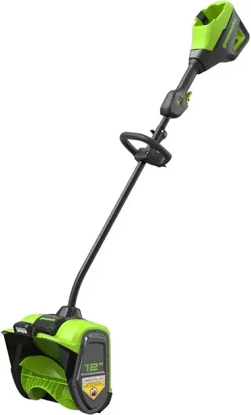 Greenworks 80V 12” Brushless Cordless Snow Shovel