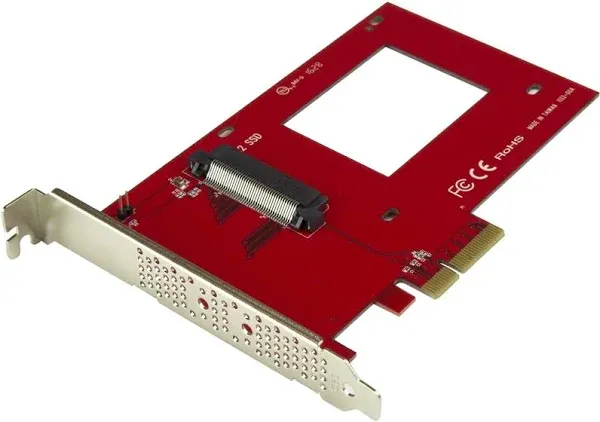 StarTech.com U.2 to PCIe Adapter for 2.5" U.2 NVMe SSD PEX4SFF8639