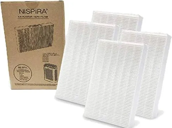 Nispira True HEPA Filter Replacement for Honeywell Air Purifier Models Hpa300, HPA100 and Hpa200 Compared With R Filter Part HRF-r2