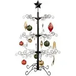 Best Choice Products 3ft Wrought Iron Ornament Display Christmas Tree