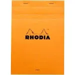 Rhodia Classic Orange Notepad 6x8.25 Lined