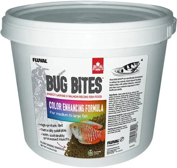 Fluval fl Bug Bites Color Enhancer Fish Food