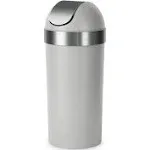 Umbra Venti 16-Gallon Trash Can With Swing Top Lid