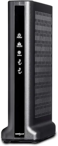 Arris SURFboard T25 Docsis 3.1 Gigabit Cable Modem for Xfinity Internet & Voice, Black