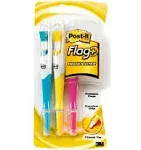 Post-it Flags + Highlighter, 3 Pack, 50 Color Coordinated Flags/Highlighter, Yellow, Pink, Blue (689-HL3)