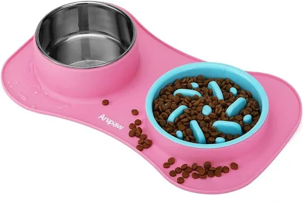 Anipaw Slow Feeder Dog Bowls