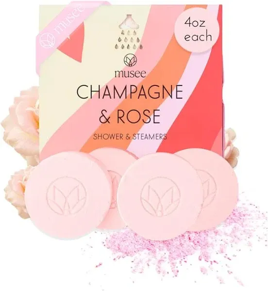 Champagne and Rose Shower Steamer