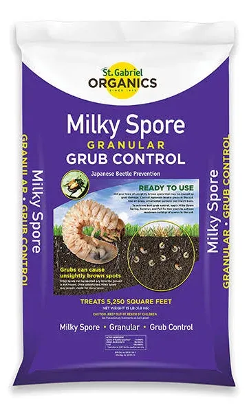 St. Gabriel Organics Milky Spore Granular Grub Control