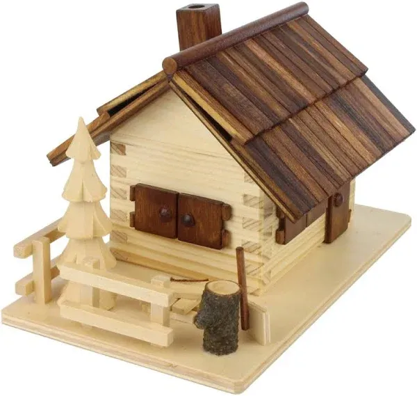 Pinnacle Peak Trading Company Forest House German Wood Christmas Incense Smoker