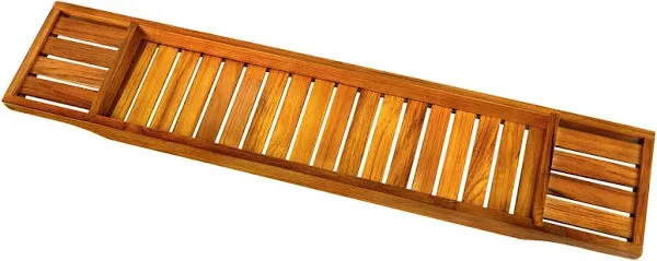 VaeFae Teak Bathtub Tray