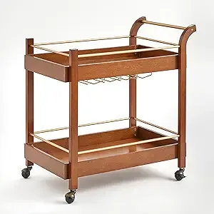 Buylateral Butler Rolling Bar Cart