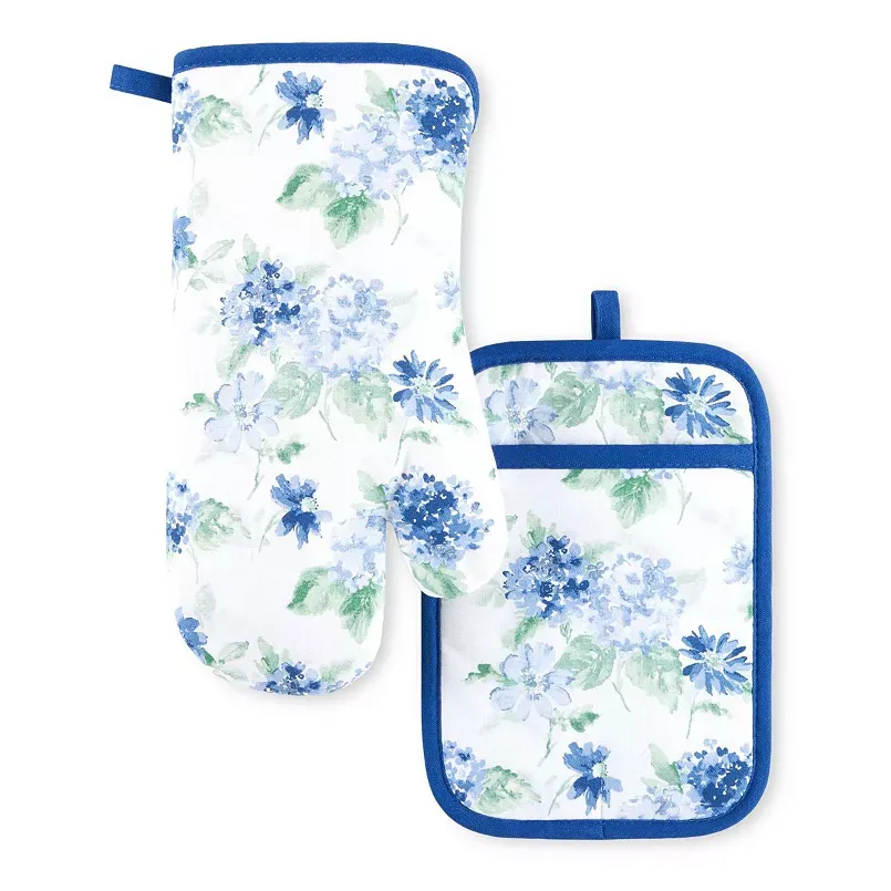 Martha Stewart 2-Pack Oven Mitt & Pot Holder Set