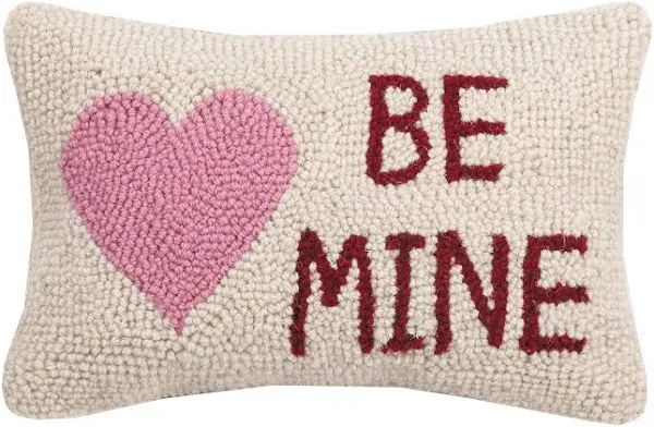 Peking Handicraft Be Mine Heart Hook Pillow