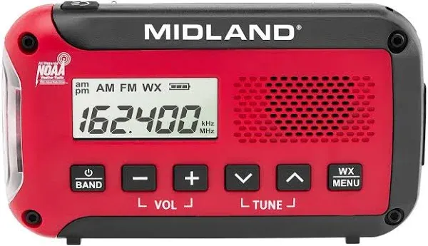 Midland ER10VP Emergency Alert AM/FM Weather Radio