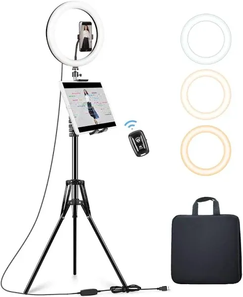 Elitehood 12" Ring Light with Tripod Stand