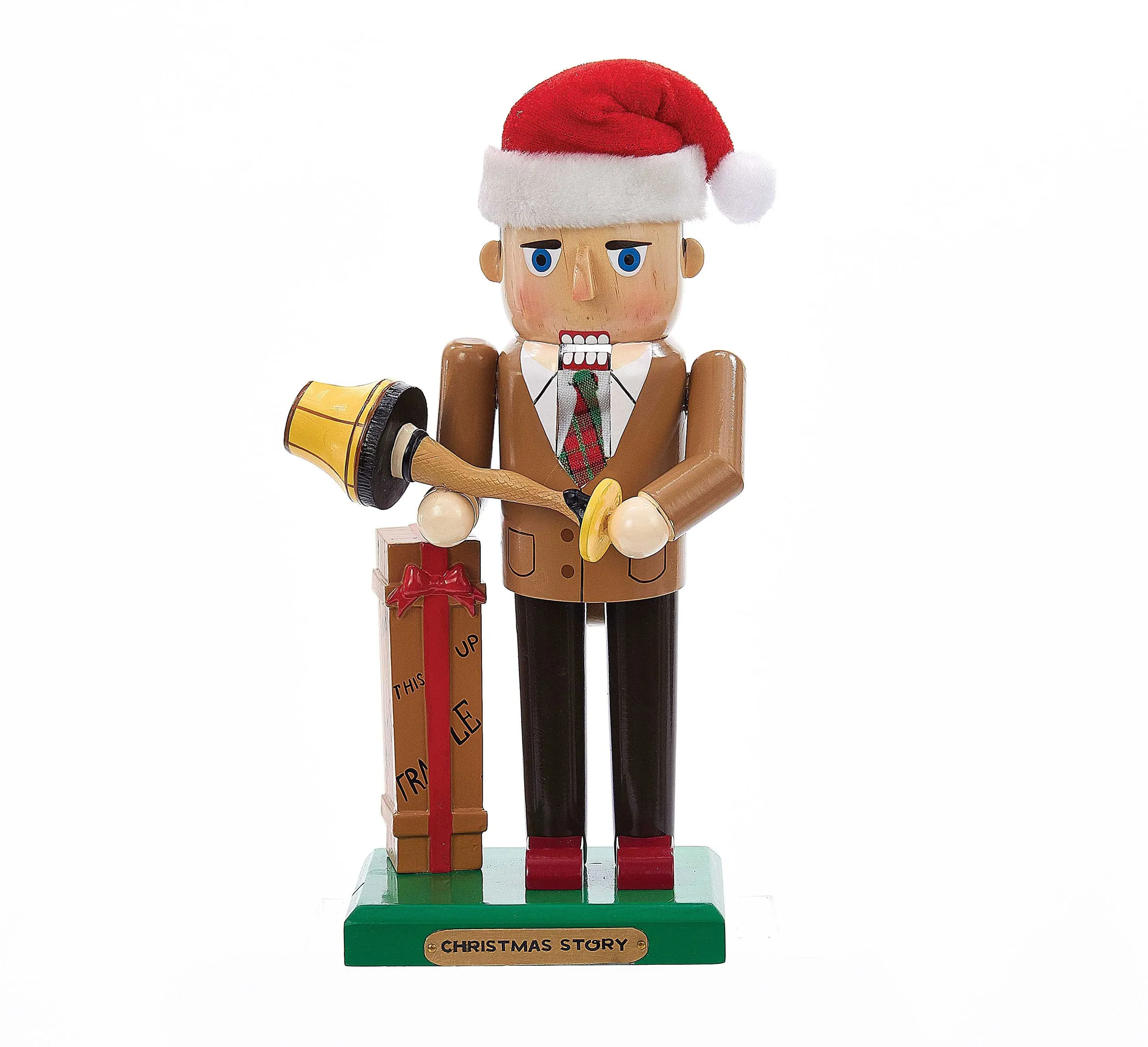 Kurt Adler 11" A Christmas Story Mr. Parker Nutcracker with Leg Lamp