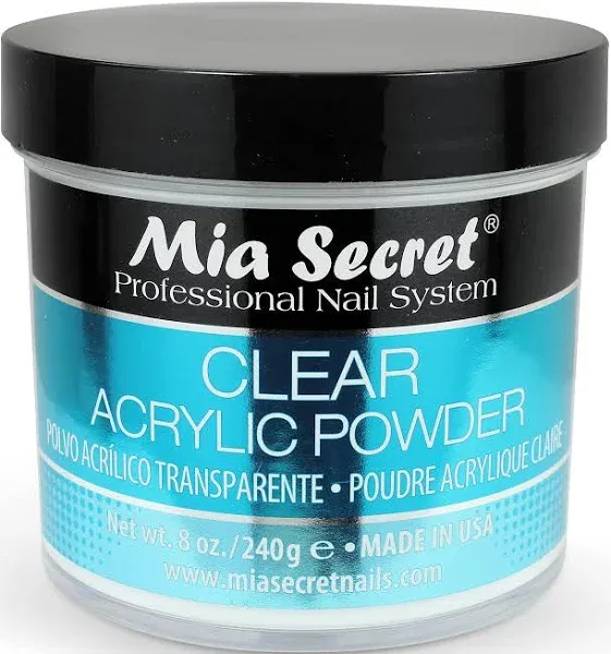 Mia Secret - Acrylic Powder Clear - 8 oz