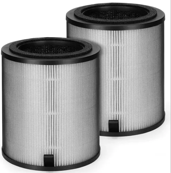 JF100 Replacement Filter Compatible with Jafanda JF100 Air Purifier, 3 IN 1, H13 True HEPA & Activated Carbon Filters & Pre-Filter, 2 Pack