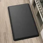 More Decor More Décor Anti Fatigue Kitchen Floor Mat, Standing Desk Mat, Non Slip, Waterproof - Rug Size 17.3" x 28" 0.47" Thickness - Black