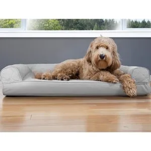 FurHaven Quilted Sofa Dog Bed