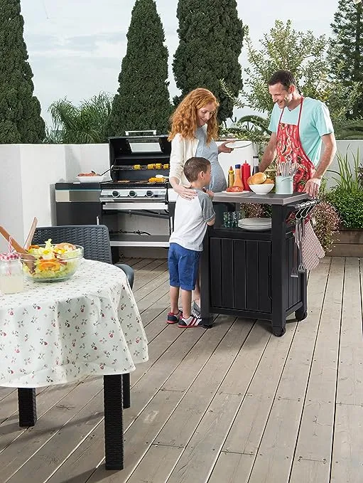 Keter Unity 40-gal. BBQ Storage Table - Anthracite