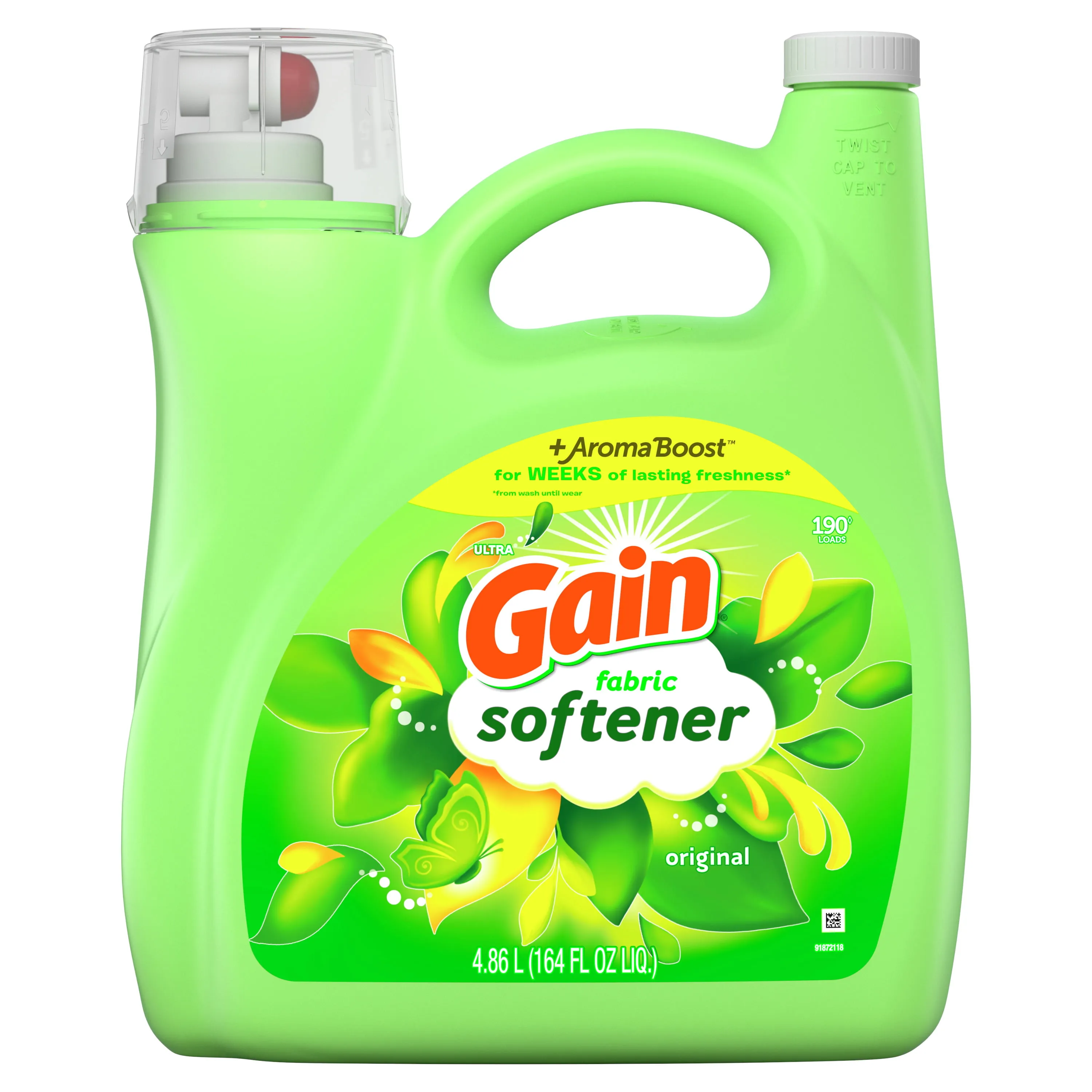 Gain Fabric Softener, Original, 140 fl oz