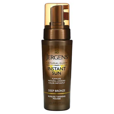 Jergens Instant Sun Natural Glow Sunless Tanning Mousse