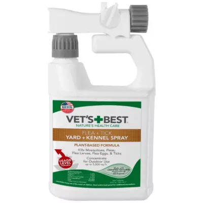 Vet's Best Flea and Tick Yard and Kennel Spray - 32oz.