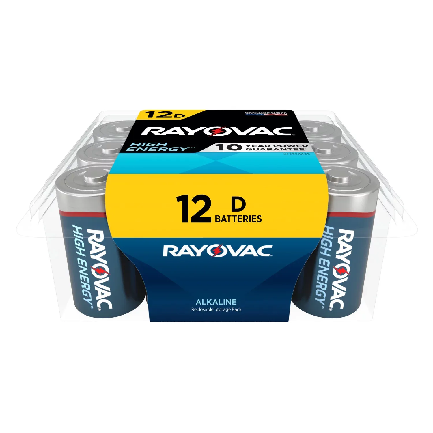 Ray-O-Vac Alkaline D Batteries (12-Pack)