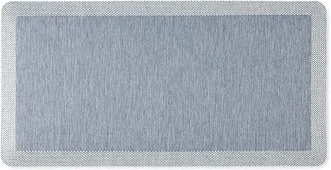 Martha Stewart Mira Modern Heathered Anti-Fatigue Air-Infused Kitchen Mat, Beige, 19.6"x39"