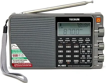 Tragbares Radio Techsun PL-880 Hochleistungs-Vollband-Digital-Tuned-Stereo-Radio Kurzwellenspieler. - Schwarz
                                                        COD
                                                    
                        
      