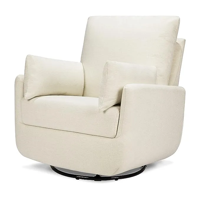 Davinci Juno Swivel Glider in Vanilla, Greenguard Gold & CertiPUR-US Certified