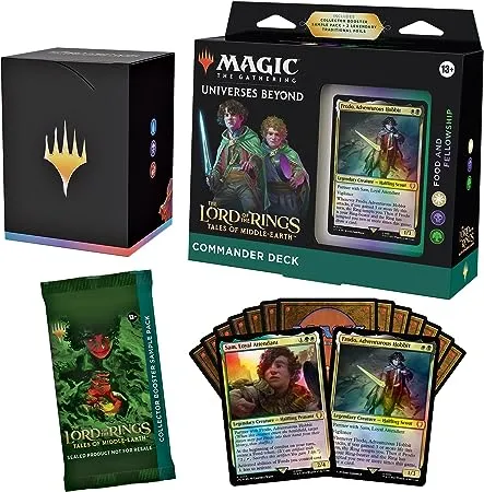 Magic The Gathering Der Herr der Ringe: Tales of Middle-Earth Commander Deck 2 + Sammel-Booster-Probepackung