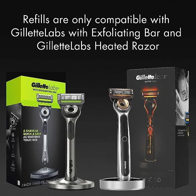 Gillette - Recambios de hoja de afeitar con barra exfoliante para maquinilla de ...