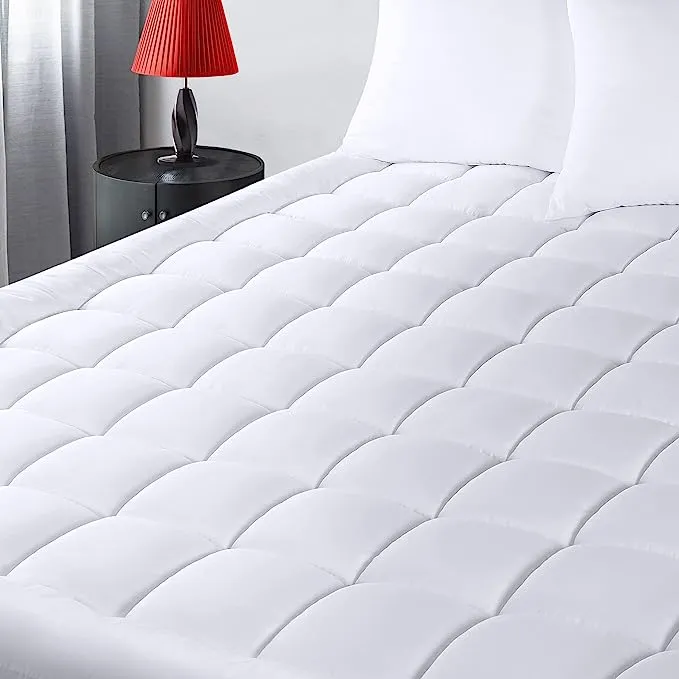 Utopia Bedding Quilted Fitted Premium Cal King Mattress Pad Pillow Top Mattress