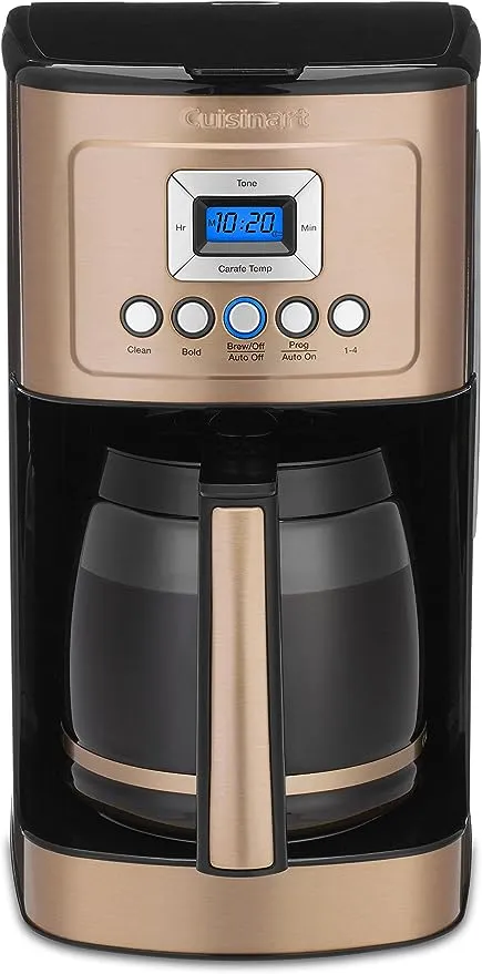 Cuisinart Dcc-3200 Programmable Coffeemaker with Glass Carafe and Stainless Steel Handle, 14 Cup, Gunmetal