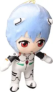 great eastern evangelion ge-52302 rei plugsuit stuffed plush, 8"