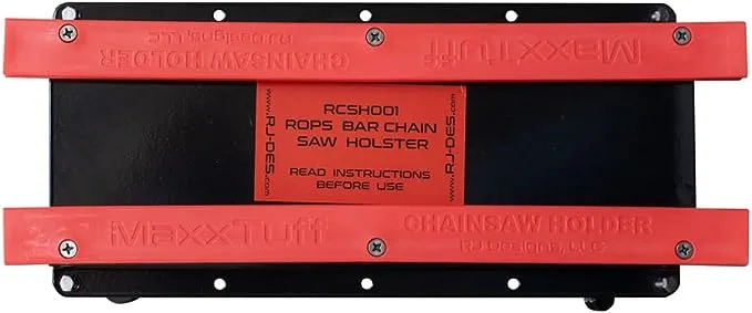 Heavy-Duty Tractor ROPS Chainsaw Holder, Model RCSH001