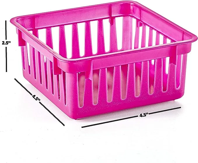 PREXTEX Classroom Storage Baskets Crayon and Pencill Container