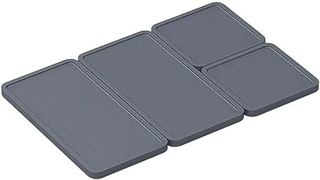 Cheat Sheets Lids - Silicone Bakeware Lid for Prepd Modular Sheet Pan Dividers - 4 Nonstick, Oven, Microwave, Dishwasher, Fridge & Freezer-Friendly Sheet Pan Divider Lids for Cooking & Storage