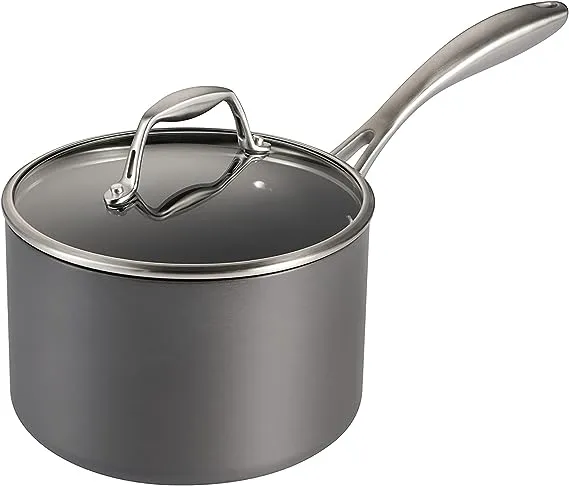 Tramontina Covered Sauce Pan Hard Anodized 3 Qt 