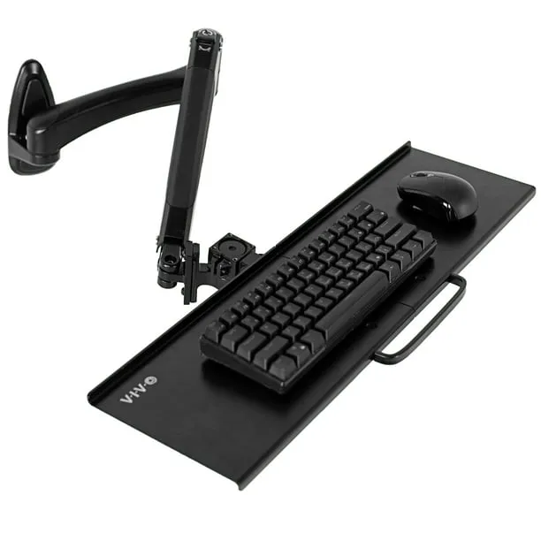 VIVO Articulating Keyboard & Mouse Platform Wall Mount