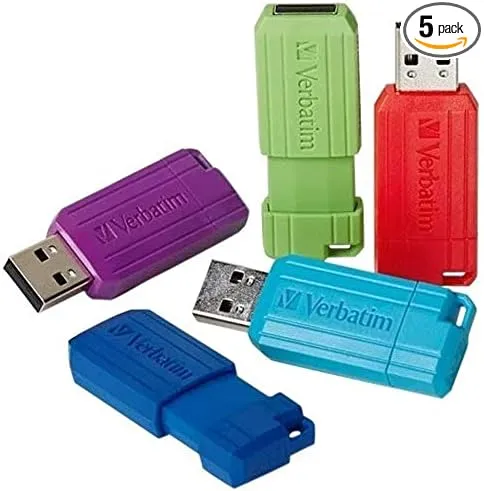 Verbatim PinStripe 32GB USB 2.0 Flash Drive