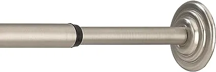 Umbra 244773-410-REM , Nickel Coretto 1/2-Inch Tension Drapery Rod for Window, 36 to 54-Inch