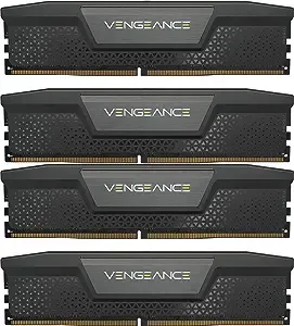 Corsair Vengeance 192GB 4X48GB Ddr5 Dram 5200MHz C38 Memory Kit Black