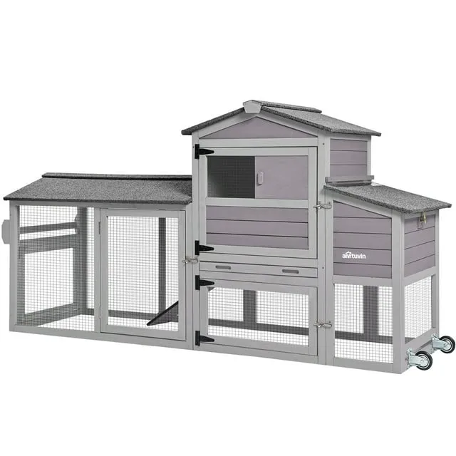 Morgete Large Chicken Coop on Wheels